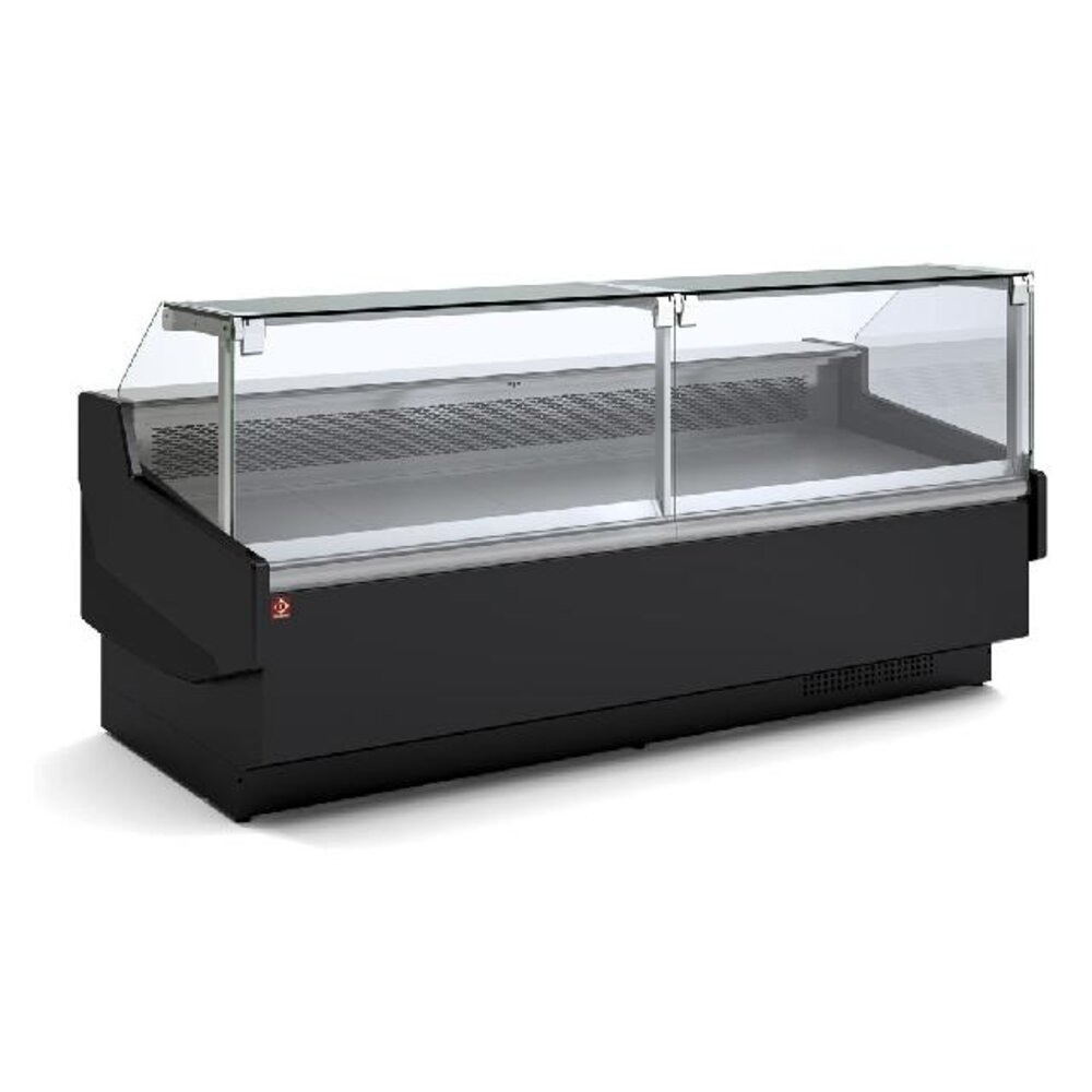 Diamond Geventileerde toonbank, met opbergruimte - zwart | ORL/15-AV-B5