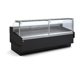 Diamond Geventileerde toonbank, met opbergruimte - zwart Diamond Geventileerde toonbank, met opbergruimte - zwart