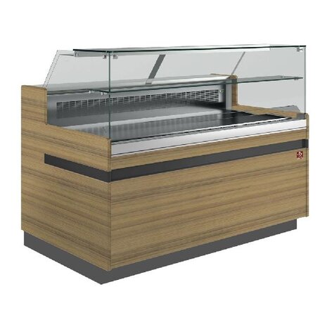 Diamond Gekoelde uitstaltoonbank en & gn, lage ruit , geventileerd, zonder reserve | VB21XE2/R2