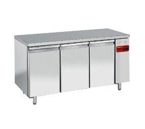 Diamond Koeltafel, geventileerd, 3 deuren gn 1 1, (zonder groep) Diamond Koeltafel, geventileerd, 3 deuren gn 1 1, (zonder groep)