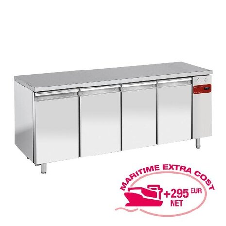 Diamond Koeltafel, geventileerd, 4 deuren en 600x400, (zonder groep) | TPS4N/H