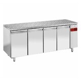 Diamond Diepvriestafel, gevent., 4 deuren en 600x400 - top in graniet (zonder groep)