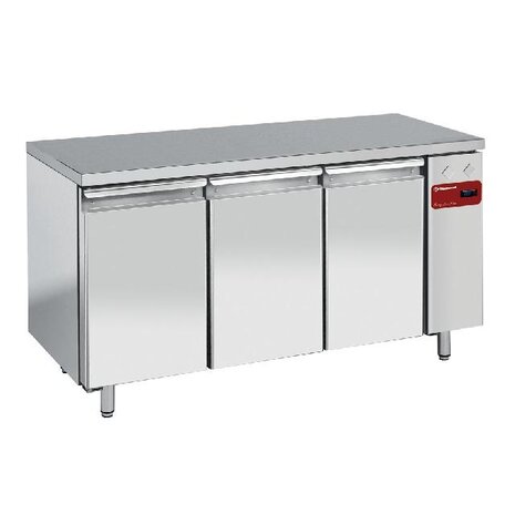 Diamond Koeltafel, geventileerd, 3 deuren en 600x400, (zonder groep) | TPS3N/H