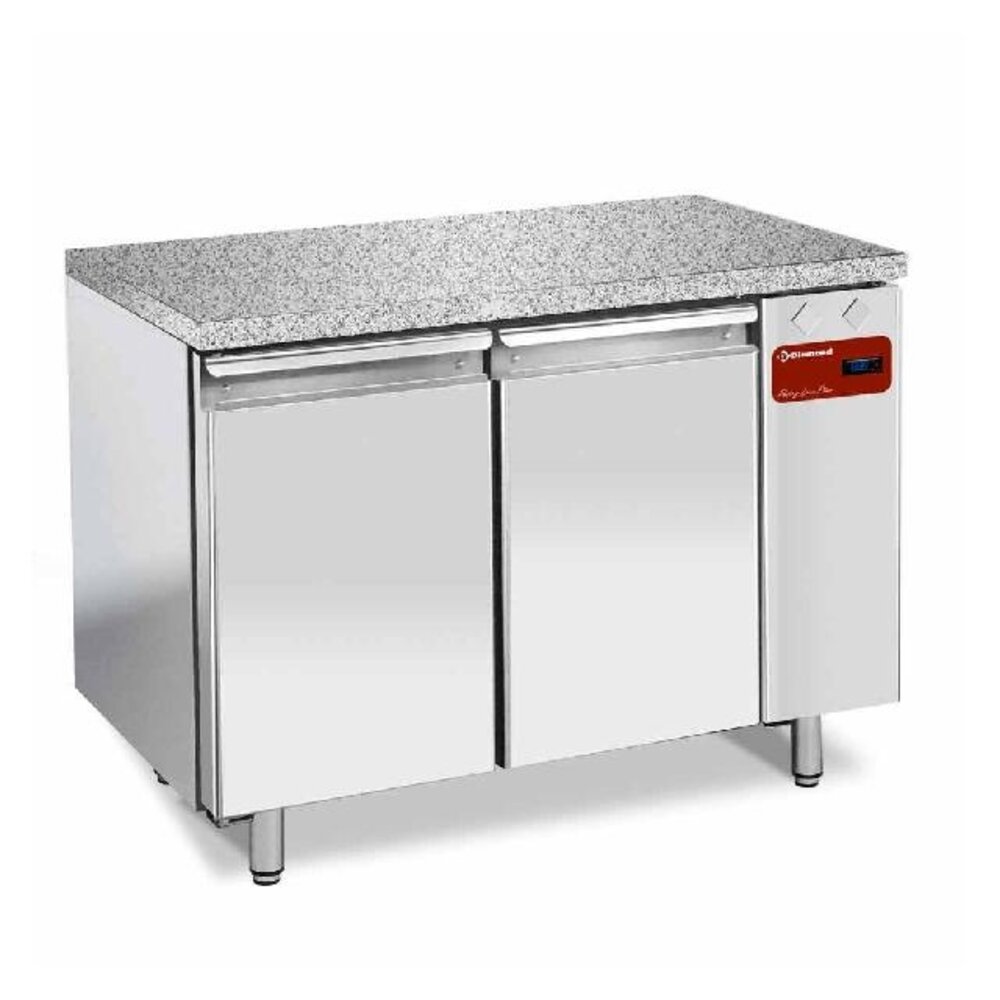 Diamond Koeltafel, gevent., 2 deuren en 600x400 - top in graniet (zonder groep) | TPS2N/HG Diamond Koeltafel, gevent., 2 deuren en 600x400 - top in graniet (zonder groep) | TPS2N/HG