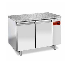 Diamond Koeltafel, gevent., 2 deuren en 600x400 - top in graniet (zonder groep) Diamond Koeltafel, gevent., 2 deuren en 600x400 - top in graniet (zonder groep)