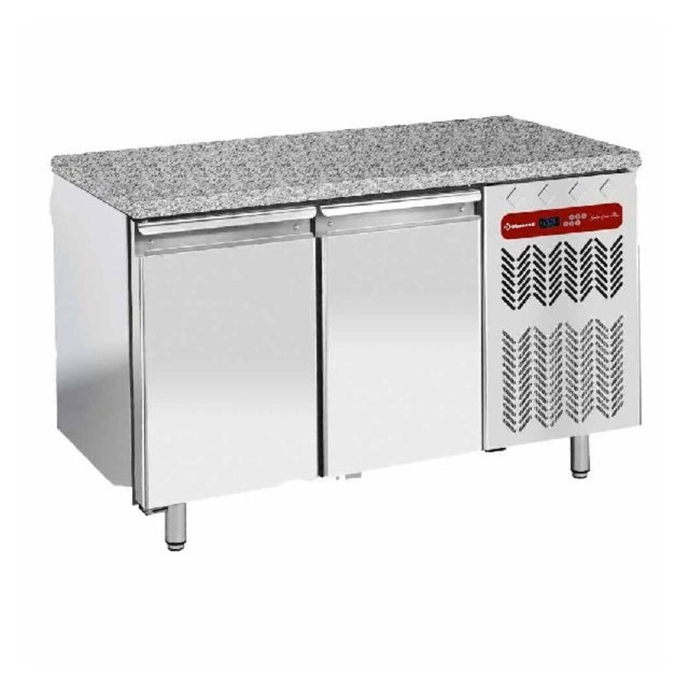Diamond Diepvriestafel, geventileerd, 2 deuren en 600x400 - top in graniet | TP2B/HG-R2 Diamond Diepvriestafel, geventileerd, 2 deuren en 600x400 - top in graniet | TP2B/HG-R2