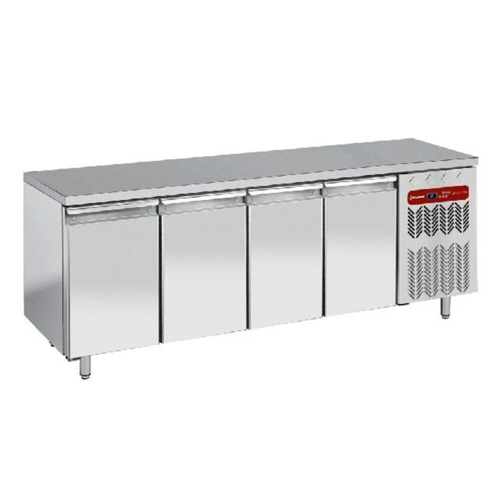 Diamond Geventileerde koeltafel, 4 deuren gn 1 1,  groep aan linkse kant | TG4N/HGX-R2 Diamond Geventileerde koeltafel, 4 deuren gn 1 1,  groep aan linkse kant | TG4N/HGX-R2