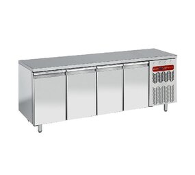 Diamond Geventileerde koeltafel, 4 deuren gn 1 1,  groep aan linkse kant Diamond Geventileerde koeltafel, 4 deuren gn 1 1,  groep aan linkse kant