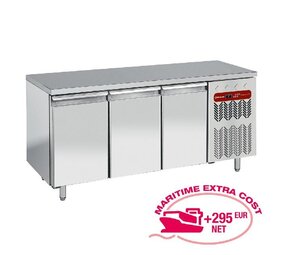 Diamond Geventileerde koeltafel, 3 deuren gn 1 1, groep aan linkse kant Diamond Geventileerde koeltafel, 3 deuren gn 1 1, groep aan linkse kant