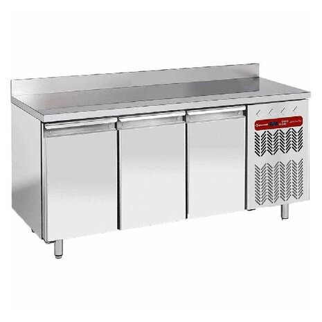 Diamond Geventileerde koeltafel  muraal , 3 deuren gn 1 1, 405 lit. groep aan gx | TG3N/HAGX-R2