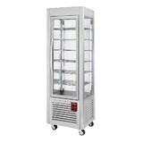 Diamond Panoramische vitrine, 5 niveaus, 360 lt, rvs. Diamond Panoramische vitrine, 5 niveaus, 360 lt, rvs.