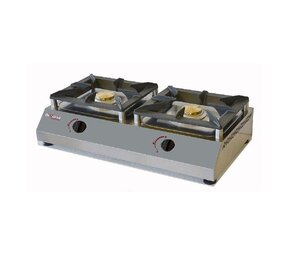 Diamond Gastafelfornuis met 2 branders 5 kw