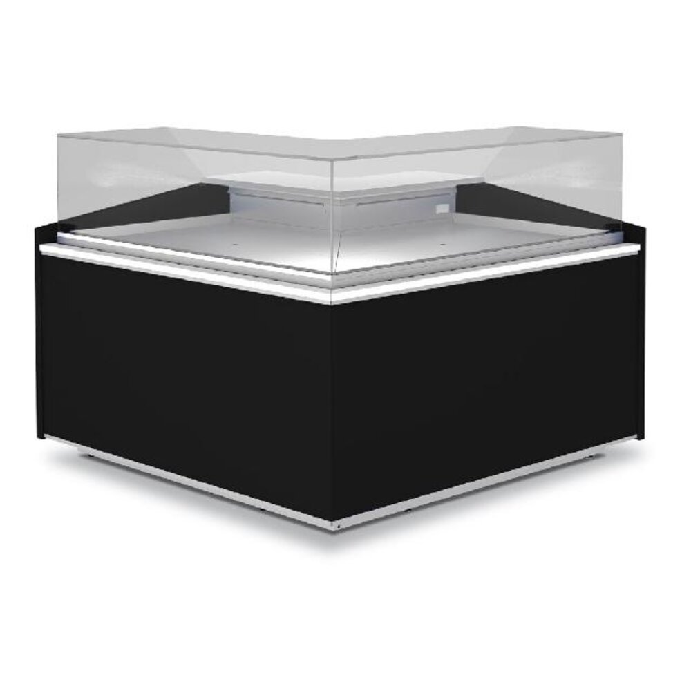 Diamond Open hoek 90°, geventileerd, laag glas - zwart | VIE/C9-RB-B5 Diamond Open hoek 90°, geventileerd, laag glas - zwart | VIE/C9-RB-B5