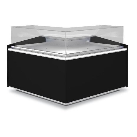 Diamond Open hoek 90°, geventileerd, laag glas - zwart | VIE/C9-RB-B5 Diamond Open hoek 90°, geventileerd, laag glas - zwart | VIE/C9-RB-B5