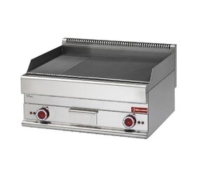Diamond Elektrische braadplaat half geribd, half vlak -top-  alpha 650