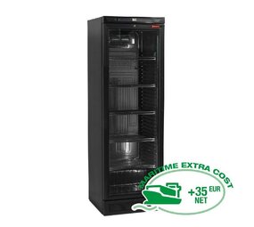 Diamond Geventileerde positieve t° vitrine 380 liter, zwart