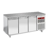 Diamond Koeltafel, geventileerd, 3 deuren en 600x400 - top in graniet Diamond Koeltafel, geventileerd, 3 deuren en 600x400 - top in graniet