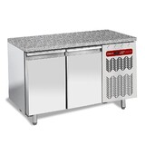 Diamond Koeltafel, geventileerd, 2 deuren en 600x400 - top in graniet Diamond Koeltafel, geventileerd, 2 deuren en 600x400 - top in graniet