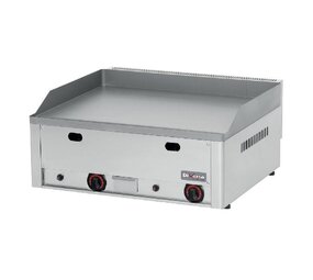 Diamond Vlakke braadplaat op gas 8 kw