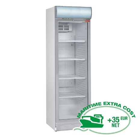 Diamond Geventileerde positieve t° vitrine  380 lit., met lichtbak | DRINK-38V/R6