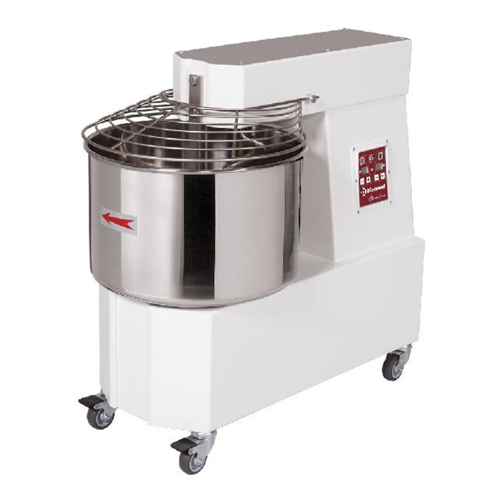 Diamond Spiraalkneder 53 liters, 2 snelheden, - automatisch, digitaal, op wielen | DH53/T2V-230/3-