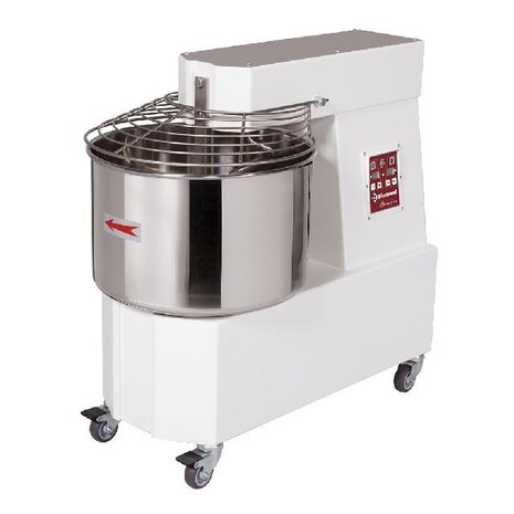 Diamond Spiraalkneder 33 liters, 2 snelheden, automatisch, digitaal, op wielen | DH33/T2V-230/3- Diamond Spiraalkneder 33 liters, 2 snelheden, automatisch, digitaal, op wielen | DH33/T2V-230/3-