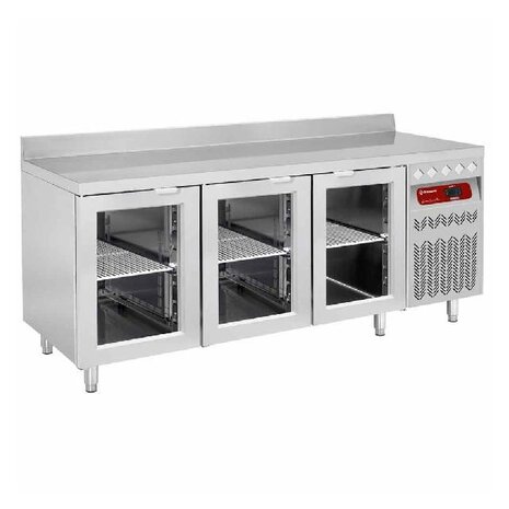 Diamond Wand- koeltafel geventileerd, 3 glazen deuren gn 1 1, 405 liter | DT178/P9A-VD Diamond Wand- koeltafel geventileerd, 3 glazen deuren gn 1 1, 405 liter | DT178/P9A-VD