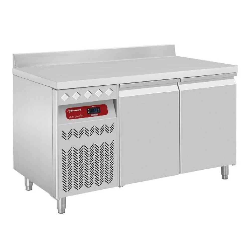 Diamond Geventileerde koeltafel  muraal , 2 deuren gn 1 1, 260 lit. groep aan linkerkant | DT131/P9AGX Diamond Geventileerde koeltafel  muraal , 2 deuren gn 1 1, 260 lit. groep aan linkerkant | DT131/P9AGX