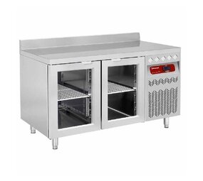 Diamond Wand- koeltafel geventileerd, 2 glazen deuren gn 1 1, 260 liter Diamond Wand- koeltafel geventileerd, 2 glazen deuren gn 1 1, 260 liter