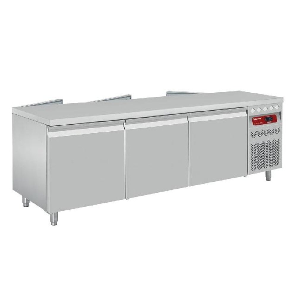 Diamond Koeltafel pass through, geventileerd, 2x3 deuren gn 2 1, 548 l. | DT249/33-P9
