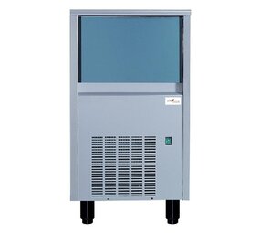 Diamond Volle ijsblokjesmachine (22 gr) 41kg 24h met reserve 15 kg roestvrij staal