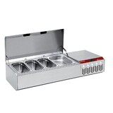 Diamond Gekoelde structuur gn 3x1 3, 1x1 2, met deksel Diamond Gekoelde structuur gn 3x1 3, 1x1 2, met deksel