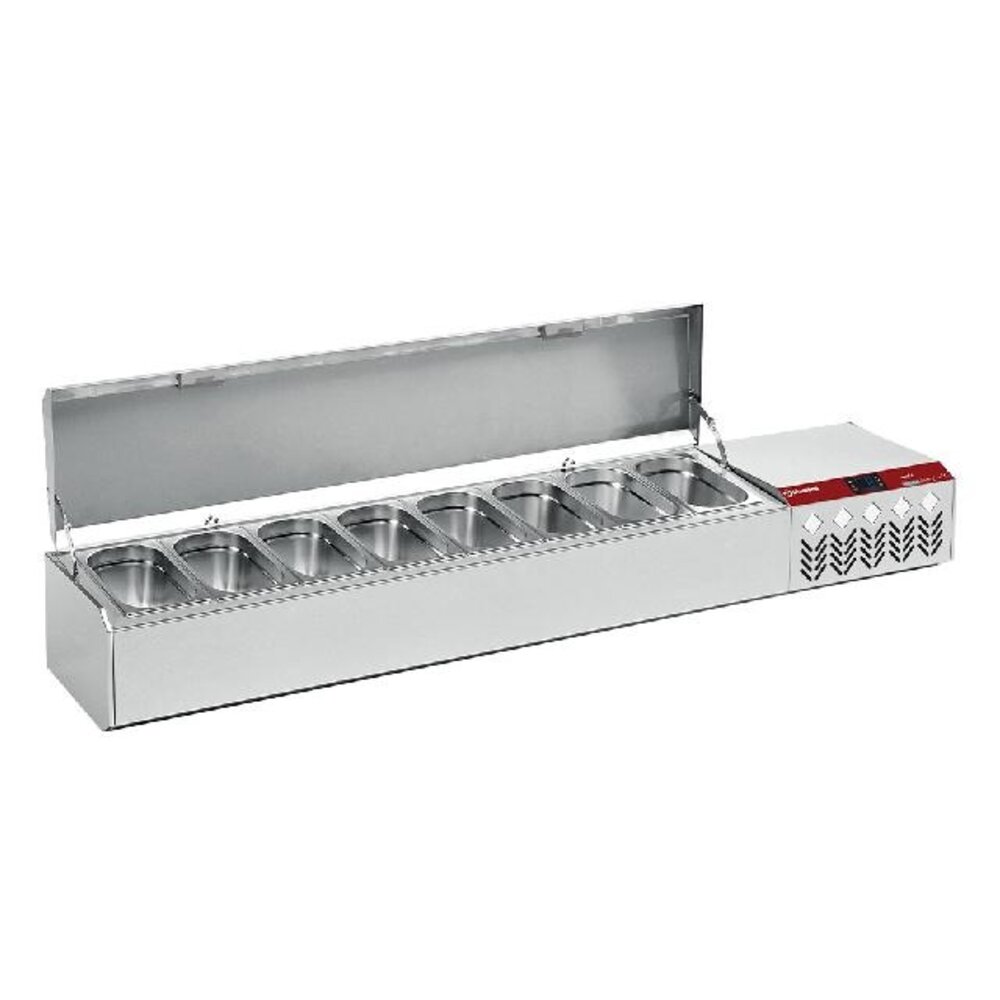 Diamond Gekoelde structuur gn 8x 1 4, met deksel | SX175G/CP9