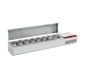 Diamond Gekoelde structuur gn 8x 1 4, met deksel Diamond Gekoelde structuur gn 8x 1 4, met deksel