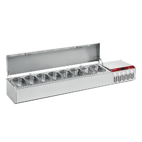 Diamond Gekoelde structuur gn 8x 1 4, met deksel | SX175G/CP9