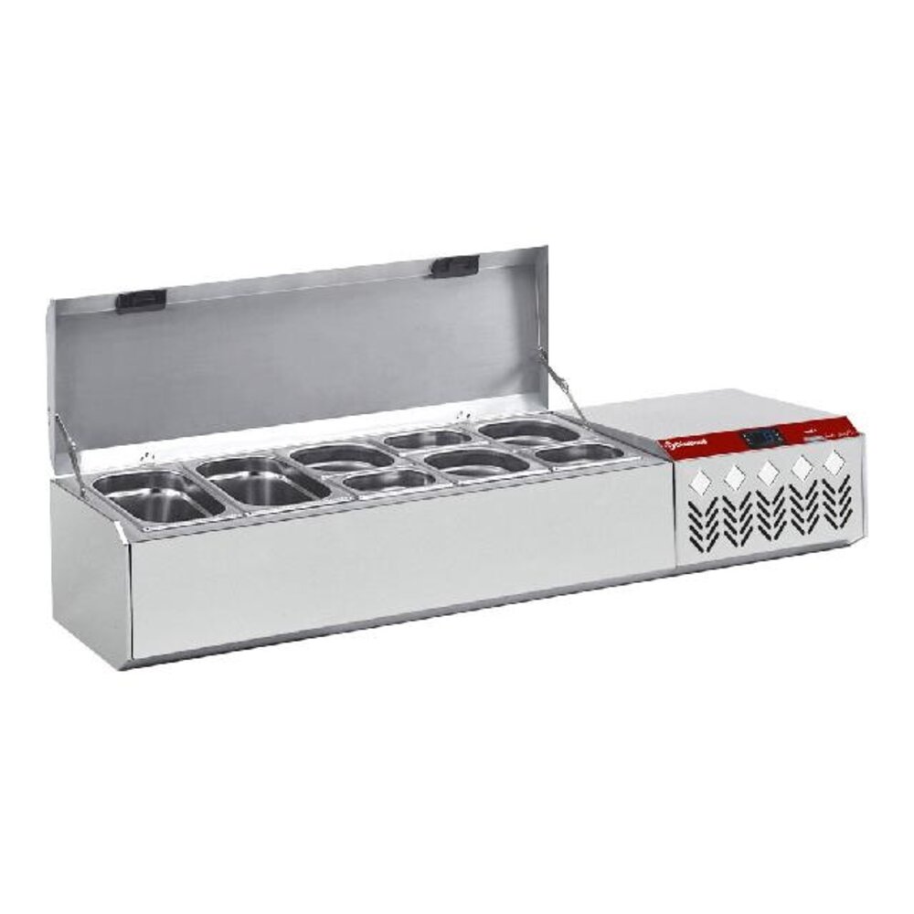 Diamond Gekoelde structuur gn 2x 1 4, 3x 1 6, 3x 1 9, met deksel | SX132G/CP9