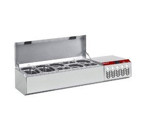 Diamond Gekoelde structuur gn 2x 1 4, 3x 1 6, 3x 1 9, met deksel Diamond Gekoelde structuur gn 2x 1 4, 3x 1 6, 3x 1 9, met deksel