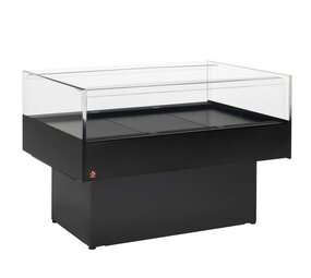 Diamond Panoramische gekoelde self-service toonbank - zwart Diamond Panoramische gekoelde self-service toonbank - zwart