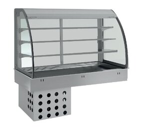 Diamond Topelement en open uitstalvitrine 3 niveau s (met gordijn), gekoeld, geventileerd, 5x gn 1 1 Diamond Topelement en open uitstalvitrine 3 niveau s (met gordijn), gekoeld, geventileerd, 5x gn 1 1