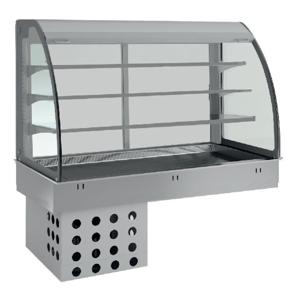 Diamond Topelement en open uitstalvitrine 3 niveau s (met gordijn), gekoeld, geventileerd, 3x gn 1 1 | DPA/TVA312-R2 Diamond Topelement en open uitstalvitrine 3 niveau s (met gordijn), gekoeld, geventileerd, 3x gn 1 1 | DPA/TVA312-R2