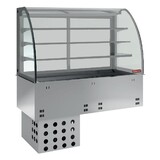 Diamond Kuipelement en gesloten uitstalvitrine 3 niveau s, gekoeld, geventileerd, 5x gn 1 1 Diamond Kuipelement en gesloten uitstalvitrine 3 niveau s, gekoeld, geventileerd, 5x gn 1 1