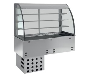 Diamond Kuipelement en open uitstalvitrine 3 niveau s (met gordijn), gekoeld, geventileerd, 4x gn 1 1 Diamond Kuipelement en open uitstalvitrine 3 niveau s (met gordijn), gekoeld, geventileerd, 4x gn 1 1