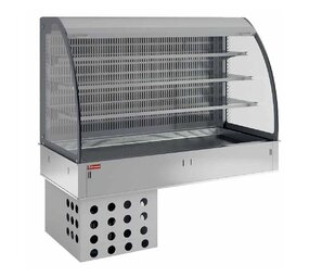 Diamond Muurmodel met kuip en open uitstalvitrine 3 niveau s (met gordijn), gekoeld, geventileerd, 5x gn 1 1 Diamond Muurmodel met kuip en open uitstalvitrine 3 niveau s (met gordijn), gekoeld, geventileerd, 5x gn 1 1