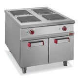 Diamond 4-pits elektrisch fornuis, op kast - pass-through