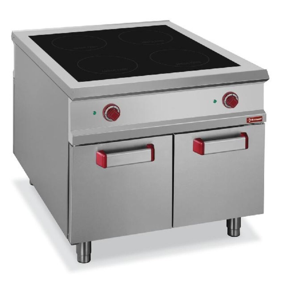 Diamond Elektrisch fornuis met 4 inductie kookplaten op kast - pass-through | E1/4IDA2 Diamond Elektrisch fornuis met 4 inductie kookplaten op kast - pass-through | E1/4IDA2