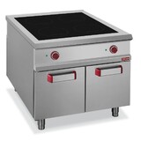 Diamond Elektrisch fornuis met 4 inductie kookplaten op kast - pass-through