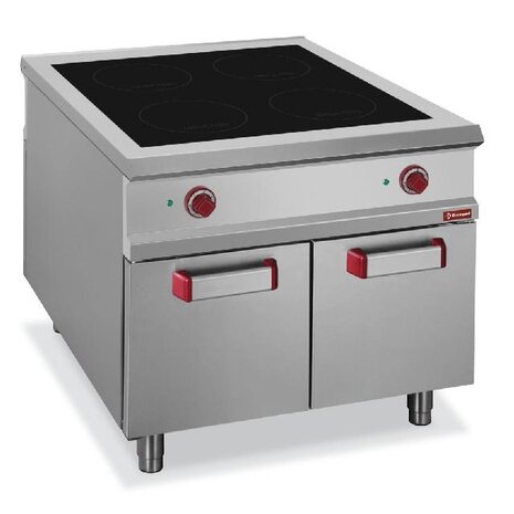 Diamond Elektrisch fornuis met 4 inductie kookplaten op kast - pass-through | E1/4IDA2 Diamond Elektrisch fornuis met 4 inductie kookplaten op kast - pass-through | E1/4IDA2