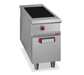 Diamond Elektrisch fornuis met 2 inductie kookplaten op kast - pass-through