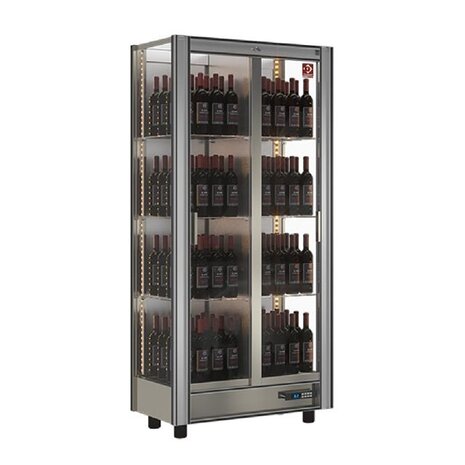 Diamond Gekoelde wijnvitrine lt. 530 - moduleerbaar | GVV-3-R2 Diamond Gekoelde wijnvitrine lt. 530 - moduleerbaar | GVV-3-R2