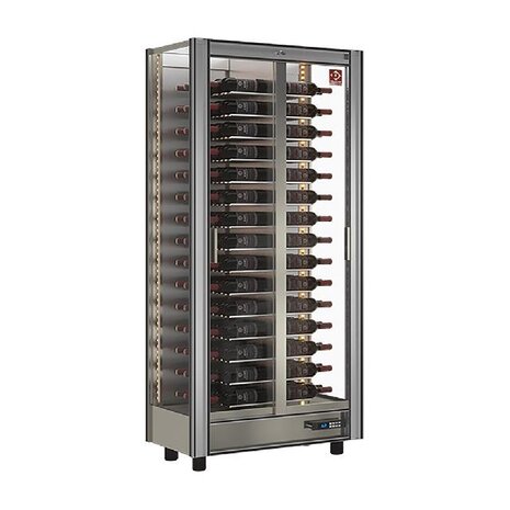 Diamond Gekoelde wijnvitrine lt. 530 - moduleerbaar | GVV-1-R2 Diamond Gekoelde wijnvitrine lt. 530 - moduleerbaar | GVV-1-R2